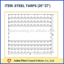 Stahl Tarp 20&#39;x27 &#39;mit Klappe für Lkw-Plane in China gemacht